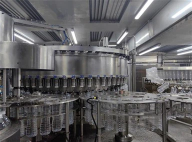 Оборудование для розлива минеральной воды в ПЭТ-бутылки